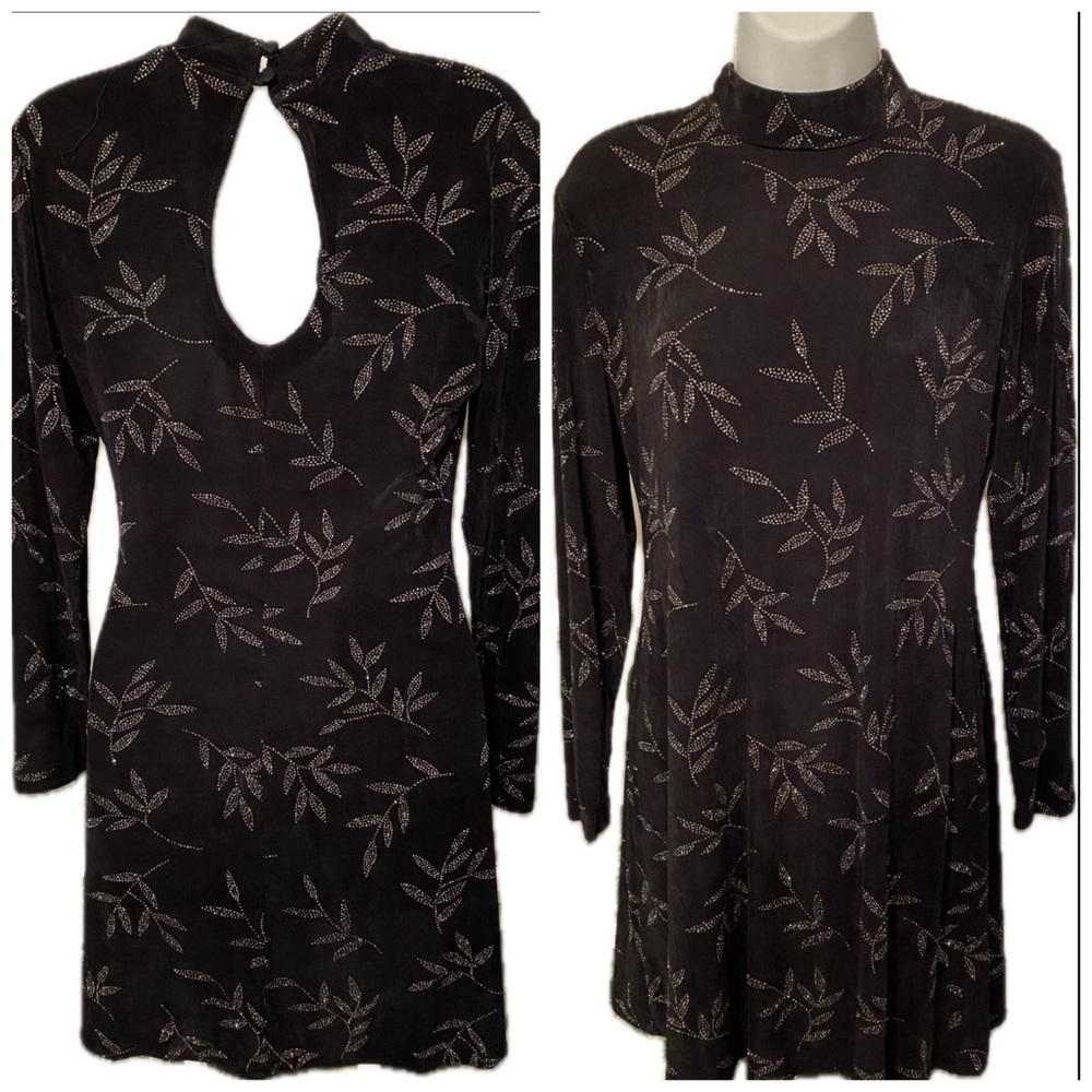 rabbit rabbit rabbit DESIGNS black short dress size 10 EUC